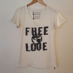 Quiksilver womens Free Love tshirt